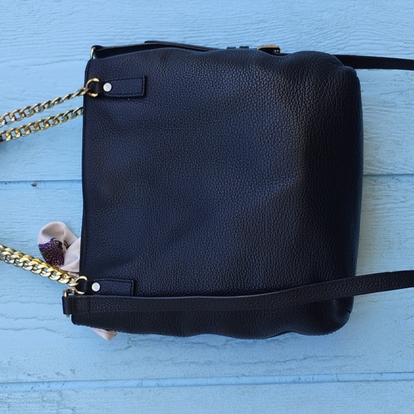 Michael Kors black pepper leather crossbody shoulder bag EUC FREE SHIPPING - Picture 4 of 8